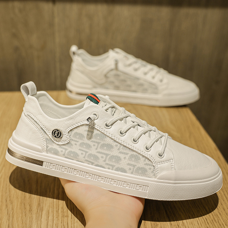 Men's Casual Board Shoes Flat Sole Breathable Versatile Trainer_voghion.com