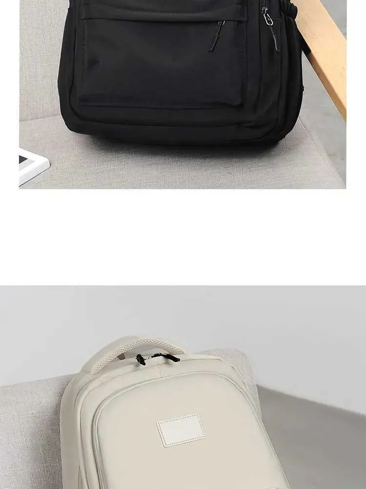 Rucksack Für Damen Und Herren Einfarbiger Laptop Rucksack Freizeit_voghion.com