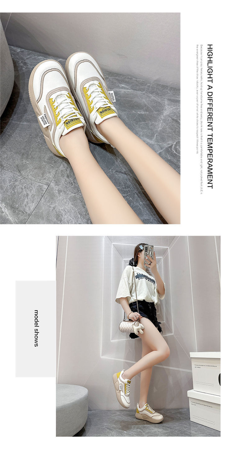 Scarpe da ginnastica morbide Little White per donna 2024 Nuove scarpe da ginnastica tedesche versatili retrò alla moda casual_voghion.com
