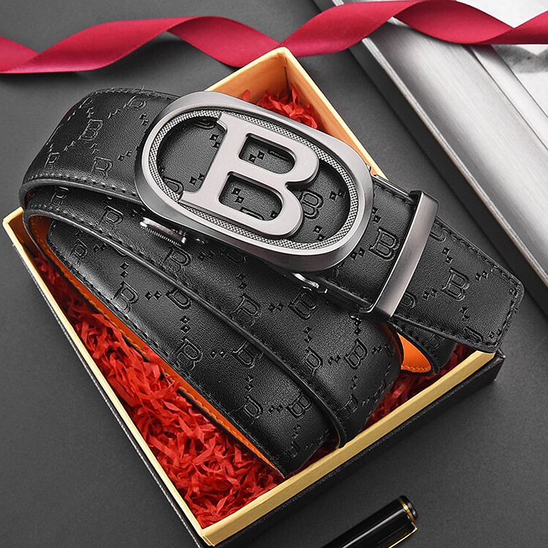 XUANMU Nouvelle Ceinture Homme Affaires Décontractée Marque De Mode Designer Célèbre Boucle Automatique Femmes Ceintures Ceinture En Cuir pour Hommes Jeans F0168