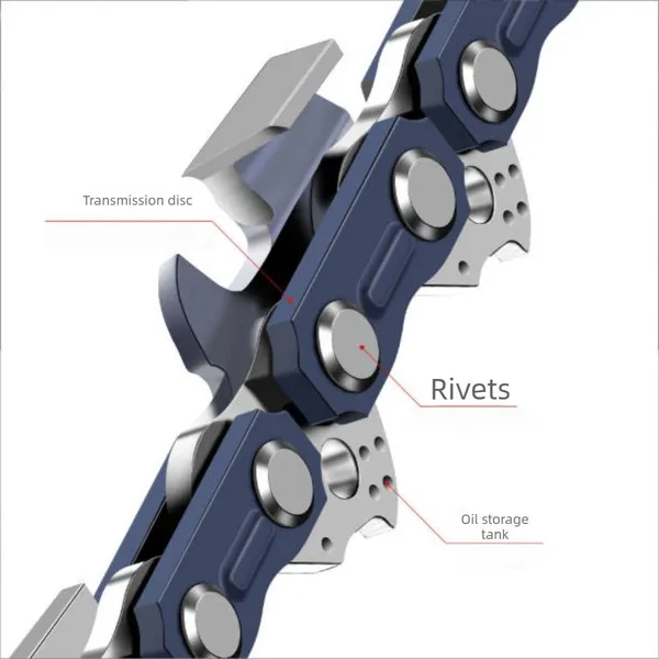 4-Pack Premium Saw Chains With 14' Guide Bar For Efficient Cutting_voghion.com