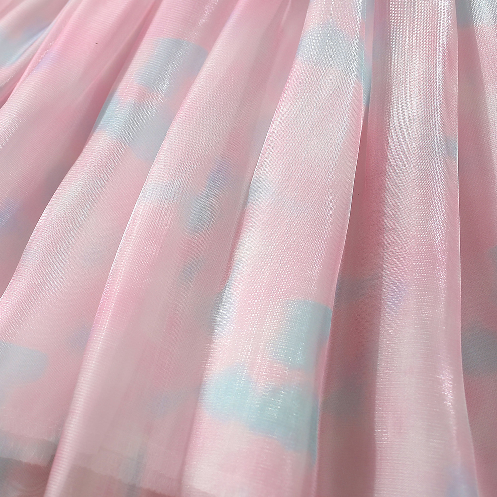Baby Girl Pink Chiffon Dress Butterfly Wings Princess Dress Kids Birthday Party Dress_voghion.com