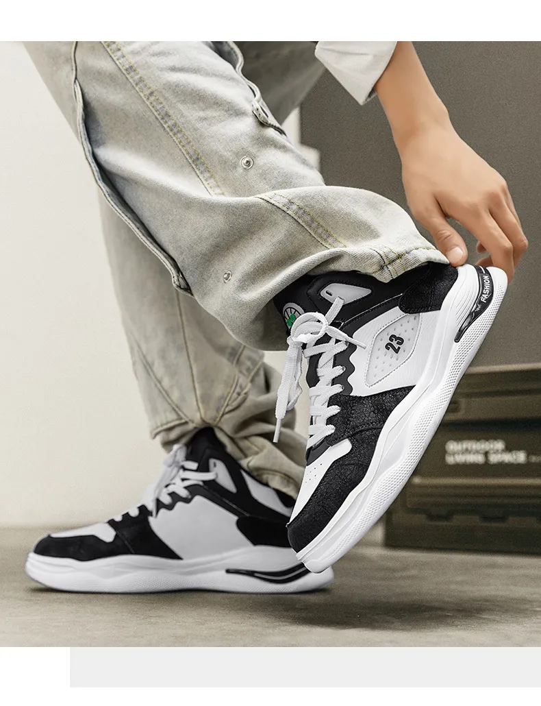 Sports Summer Leisure Breathable New Basketball Trendy And Versatile Free Shipping Unique Design Lace Up Men Running_voghion.com