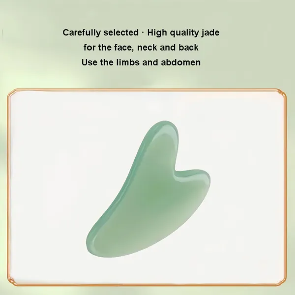 Gua Sha Board 2PCS Massage Stone For Facial Body Skincare Roller Scraping Massager Natural Resin Facial Lifting Scraper Neck Anti Wrinkle Massager T_voghion.com