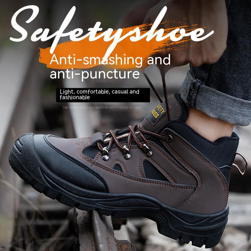 Caual Non Slip Boot For Men Anti-puncture Steel With Toe Cap Work Sneaker Male Indetructible Shoe Women Safety_voghion.com