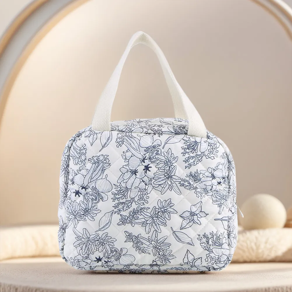 Insulated Lunchbox Storage With Aluminum Foil Quilted Thermal Lunch Box Bag Multi-Function For Work Office School_voghion.com
