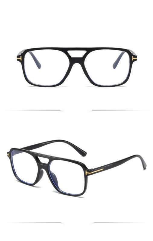 Lightweight Double Beam Ocean Film Sunglasses, New Driving Sunshades, Fashionable Box Sunscreen Sunglasses_voghion.com