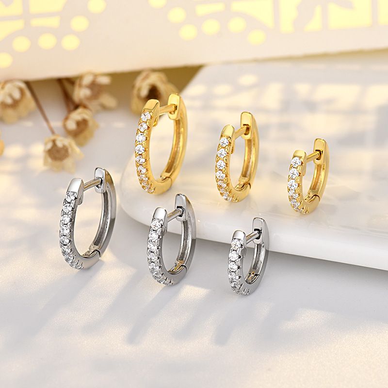 Orecchini in argento Sterling con aghi personalizzati, rivetti intarsiati, stile punk alla moda, da donna, europei e americani._voghion.com