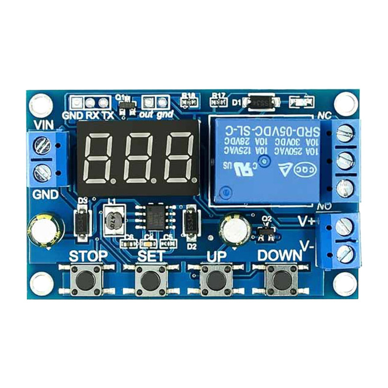 Interruptor de control del cargador de batería de 6-40 V CC, placa de protección contra sobretensión y subtensión, controlador de desconexión de apagado automático_voghion.com