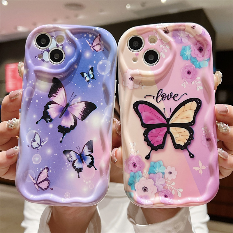 Shockproof Phone Case With Colorful Butterfly Pattern For Iphone_voghion.com