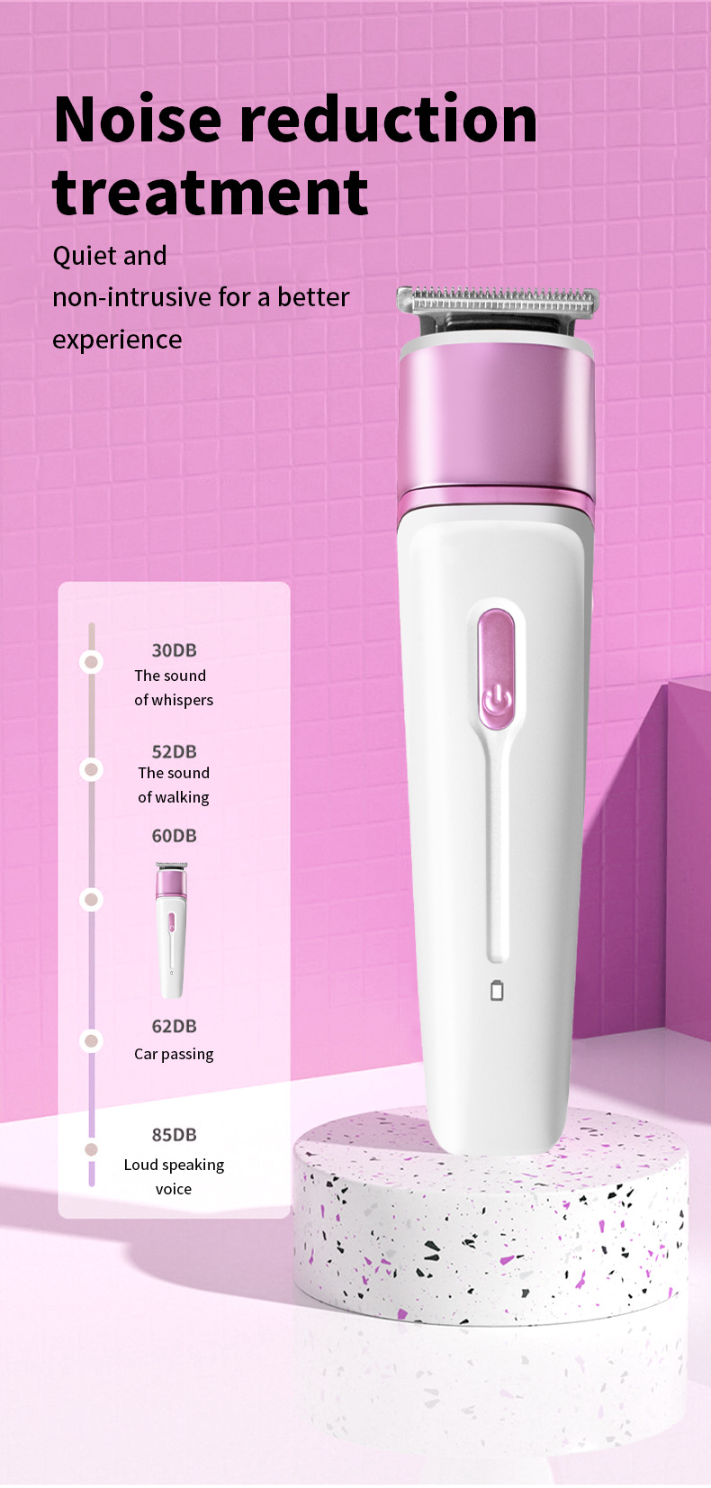  four-in-one multi-function hair trimmer trimmer portable home electric rechargeable hair clipper set_voghion.com
