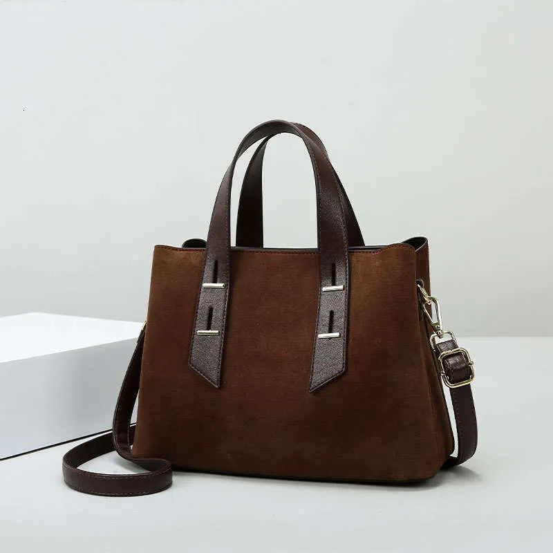 Borsa da donna in pelle opaca con tracolla di alta qualità, grande capacità, borsa da viaggio_voghion.com