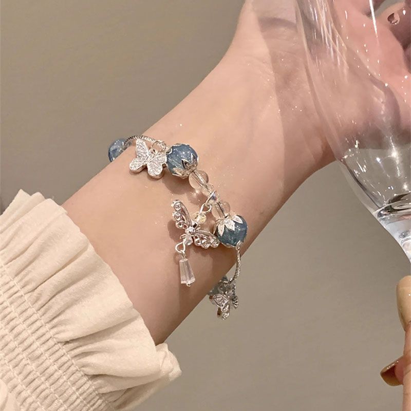 The Same Style As Xiaohongshu's Bursting Ral Butterfly Bracelet, New Chinese Style, Fashionable And Super Fairy Bracelet_voghion.com