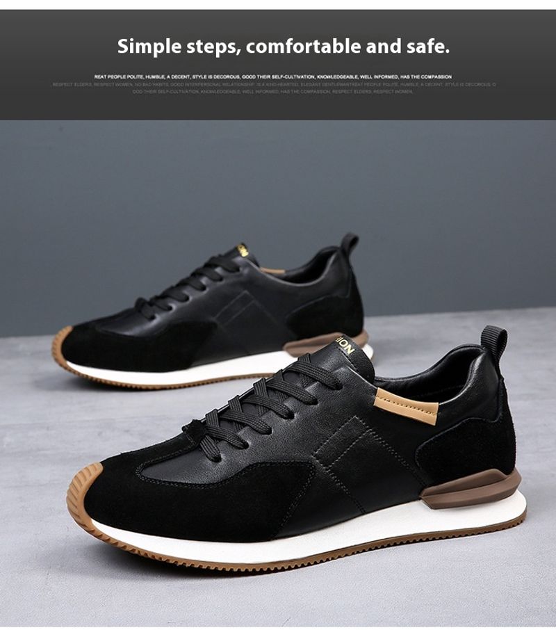 Schuhe Atmungsaktive Sommer Sneakers Casual Leder Kleine Weiße Herrenschuhe Sind Vielseitig_voghion.com