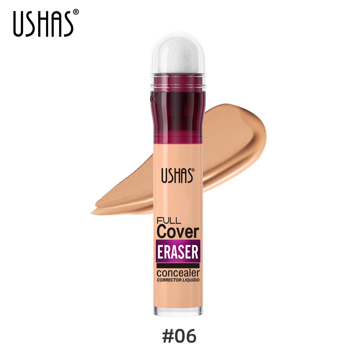 USHAS12 barevná houbička na hlavu make-up držící korektor tekutý odolný voděodolný nude_voghion.com