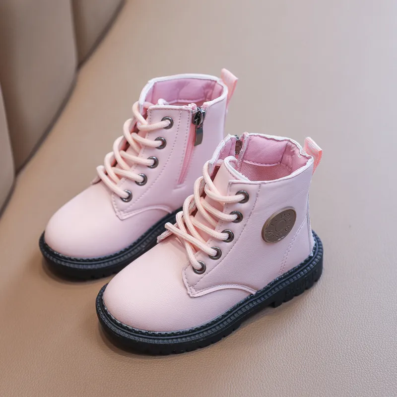 Kids Fashion Casual Toddler Boys Girls Autumn Winter Leather Littlesprouts Boots Children Running Sport Snow Shoes Sizes_voghion.com