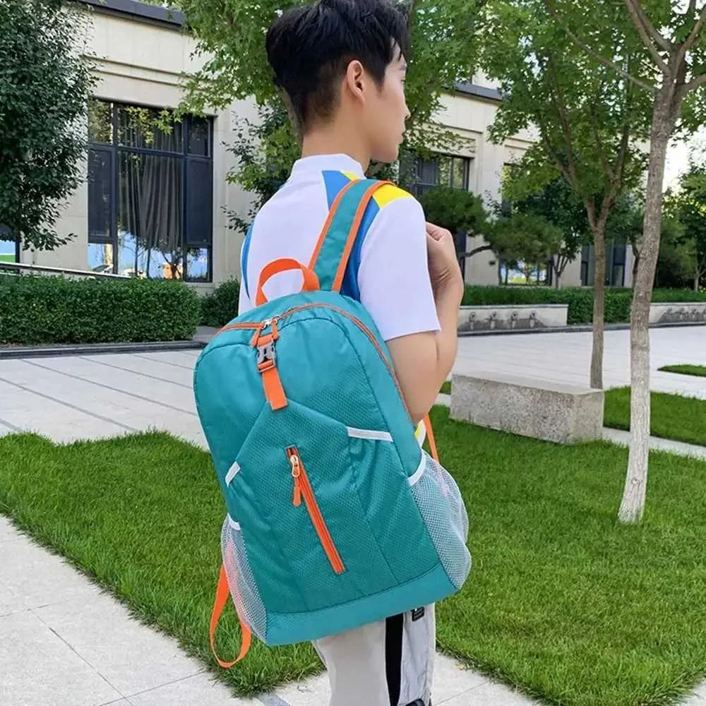 Sac à dos de sport d'extérieur imperméable à l'eau, sac d'alpinisme Oxford de grande capacité, sac de voyage léger et pliable à la mode_voghion.com
