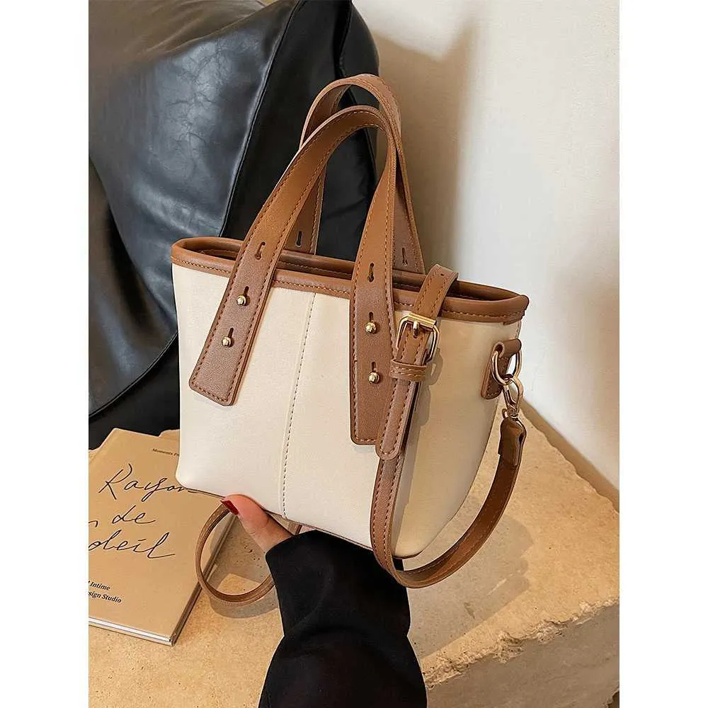 Retro Women Pu Leather Bucket Solid Soft Large Capacity Female Crossbody Bag All-match Lady Commute Messenger Shoulder_voghion.com