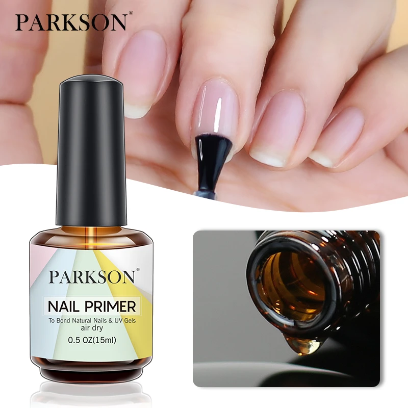 Parkson 15 ml greitai džiūstantis gruntas be rūgščių UV gelio pagrindo gruntas Nereikia UV LED lempos mirkyti gelinis nagų lakas nagų dailės dizainui_voghion.com