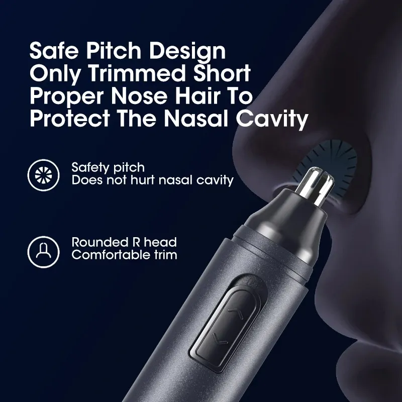Metal Nose Trimmer - Battery Operated_voghion.com