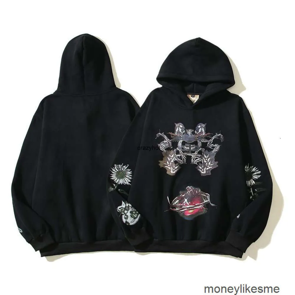 Men's Sweatshirts Designer Hoodies Streetwear American High Street Fashion Br Kanyes Same Heart of Restraint Hoodie Men_voghion.com