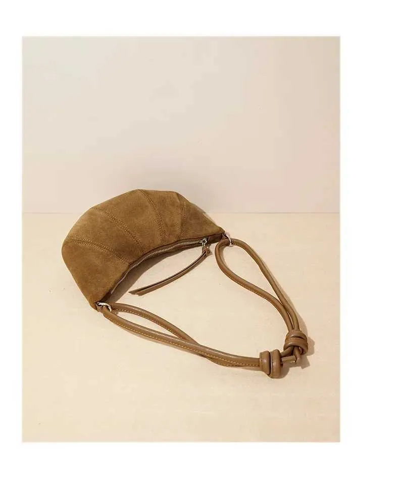 Borsa a spalla croissant da donna - elegante borsa crossbody_voghion.com