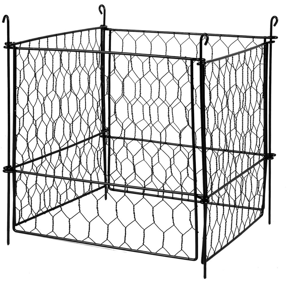 VEVOR 4 Pack Plant Protectors From Animals, 13.4'' X 13.4'' Chicken Wire Plant Protector, Plant Cages For Outdoor Plants, Flowers & Vegetables,_voghion.com