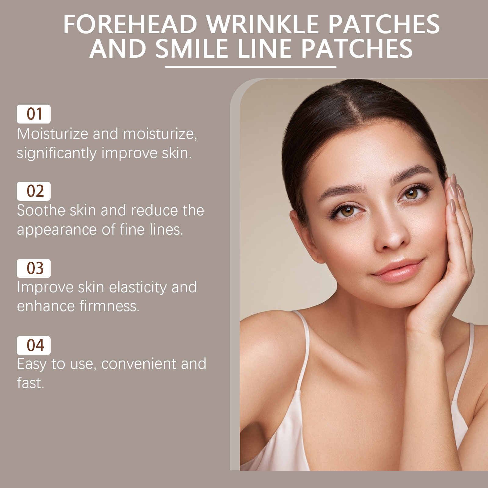 Jaysuing Forehead Smile Patch For Reducing Facial Wrinkles And Firming Skin Care Patch_voghion.com