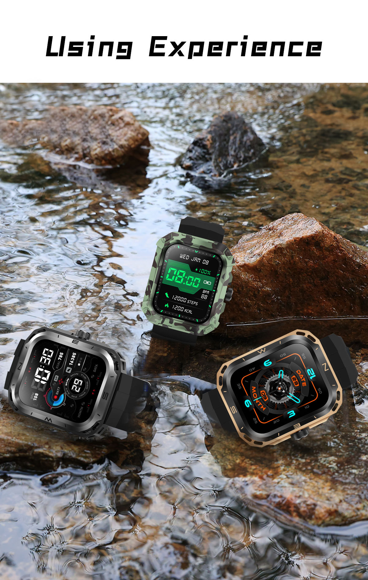 BT Smart Talk Watch D23 Carcasă detașabilă 1.85 Ecran mare Sport impermeabil Cameră ceas inteligent sport ceas_voghion.com