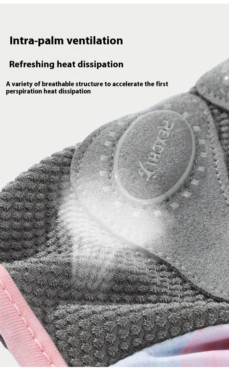 Sports Riding Half Finger Bike Wear resistant and Anti slip Silicone Shock Absorbing Fiess Gloves_voghion.com