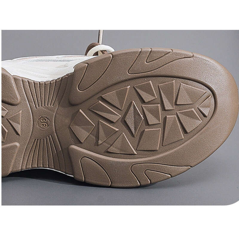 Leather/double-layer Mesh Fabric/cotton Athleisure Pops, Trend Women's Shoes_voghion.com
