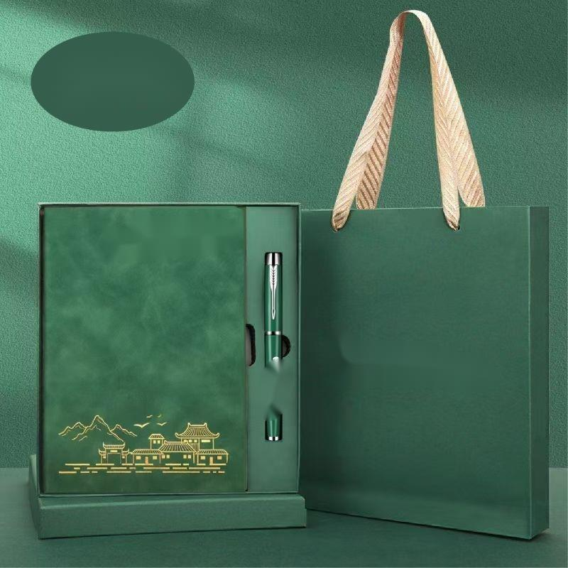 Notizbuch-Box-Set, individuell gestaltetes A5-Tagebuch und Stift, hochwertiges Firmen-, Büro- und Konferenzgeschenk