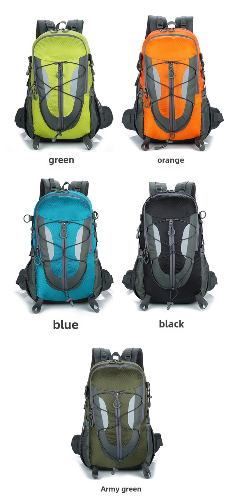 Zaino da trekking impermeabile per esterni, grande capacità, riduzione del carico, zaino sportivo_voghion.com