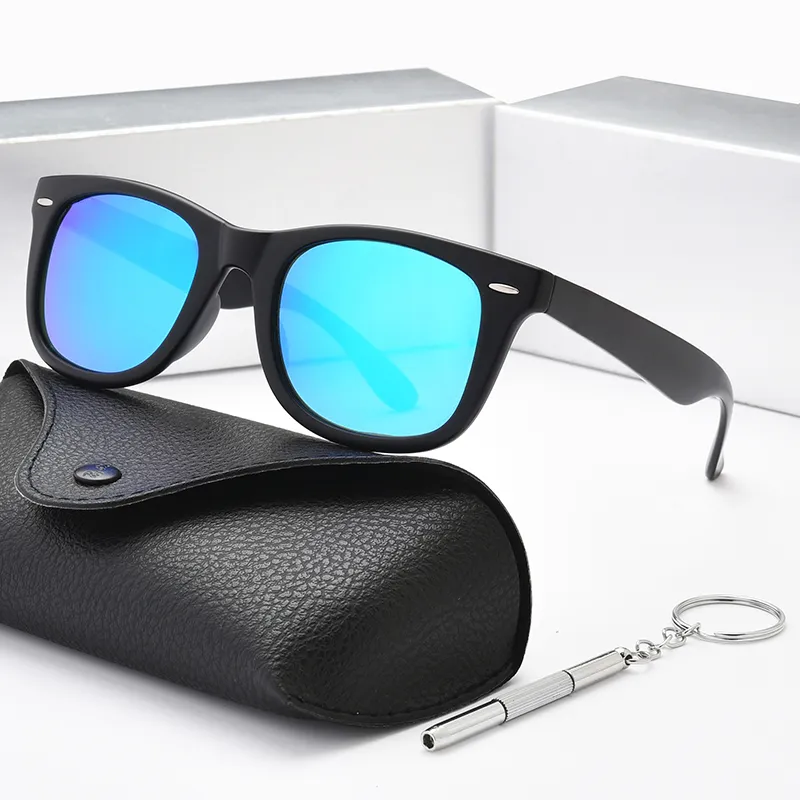 Óculos de sol masculinos retro de marca com proteção uv400_voghion.com