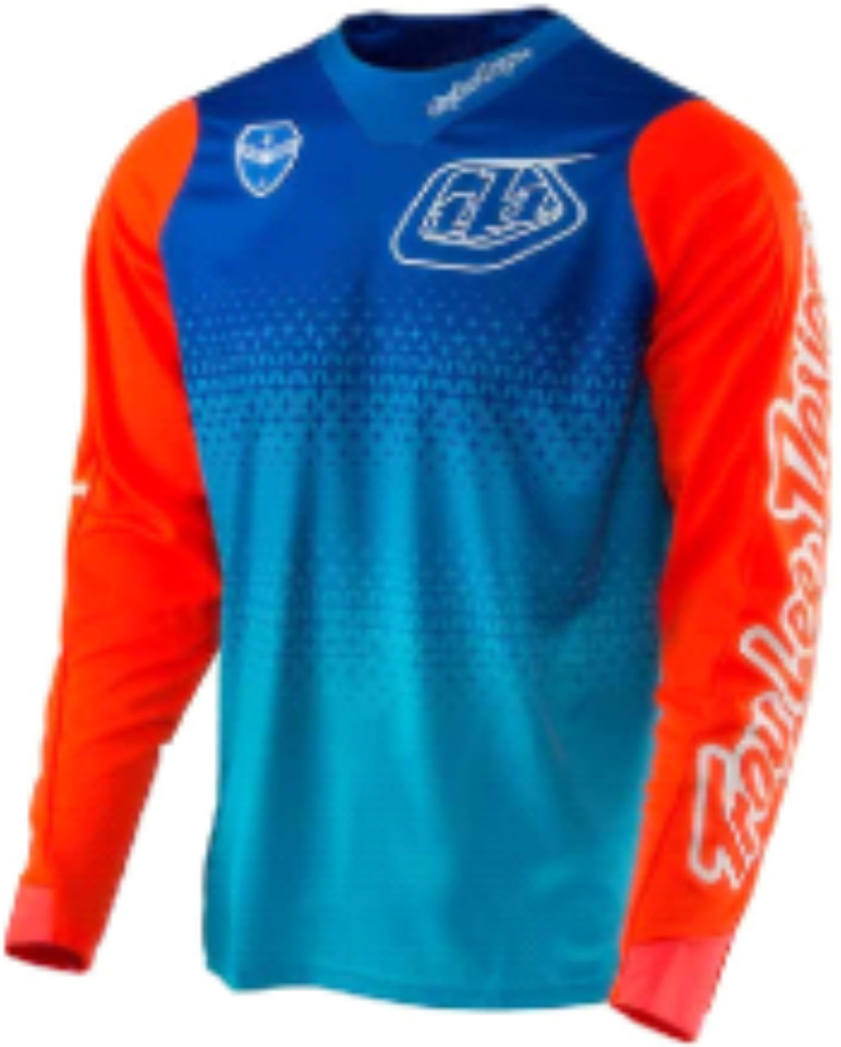 Heren retro off-road motorkleding met lange mouwen, ademend en snel drogend, mountainbike-motorkleding met snelheidsreductie, T-shirt_voghion.com