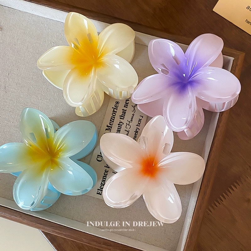 Hairpin Egg Flower Grab Clip High-grade Head Shark Clip Disc Hair Headwear Hairpin Hair Accessories for Women