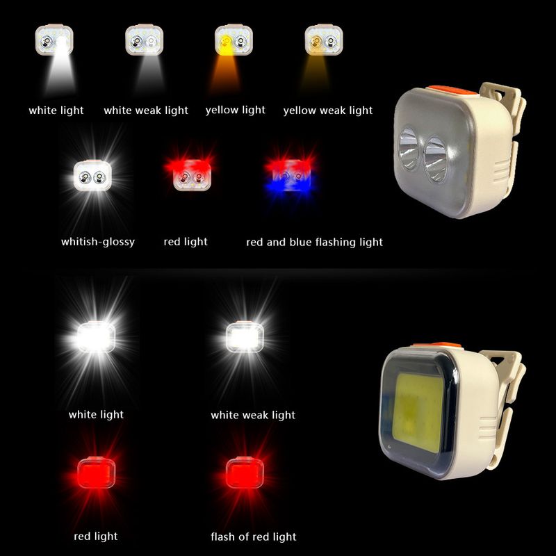 Nuovo LED ad alta potenza forte testa calva all'aperto pesca notturna montagna arrampicata faro cappello clip lampada_voghion.com
