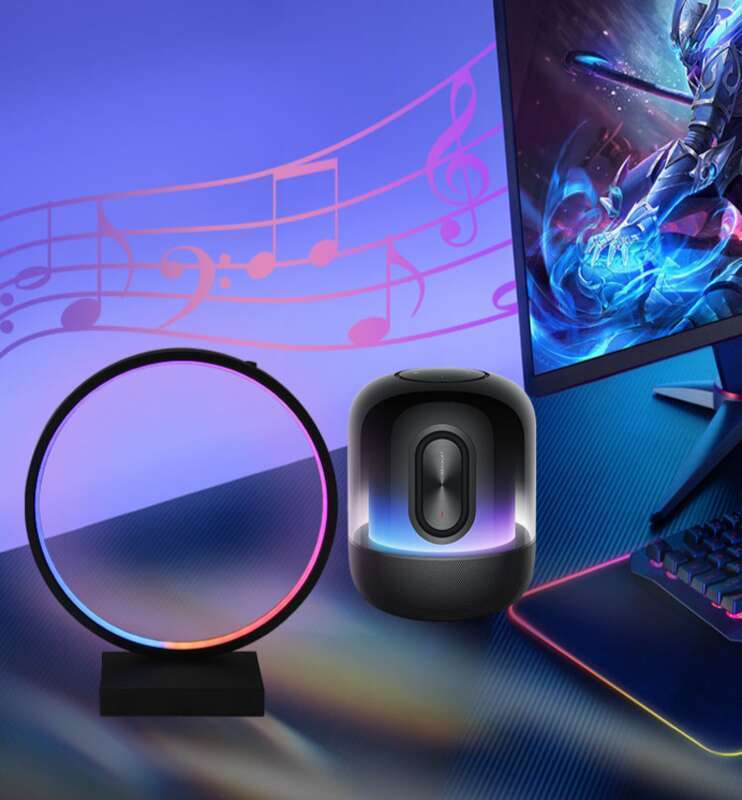 New Chinese Gundam Colorful Circular Ao Bing Circle Model Handheld Display Stand Breathing Lamp_voghion.com