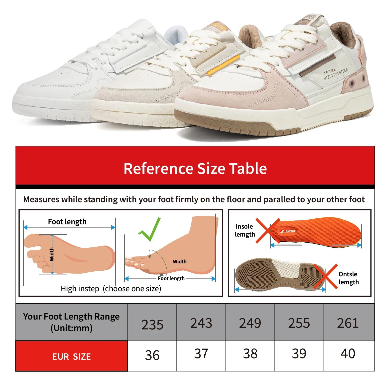 Baasploa Dames Outdoor Casual Mode Leren Ademende Sneakers Wandelschoenen Dames Antislip Comfortabel Skateboard_voghion.com