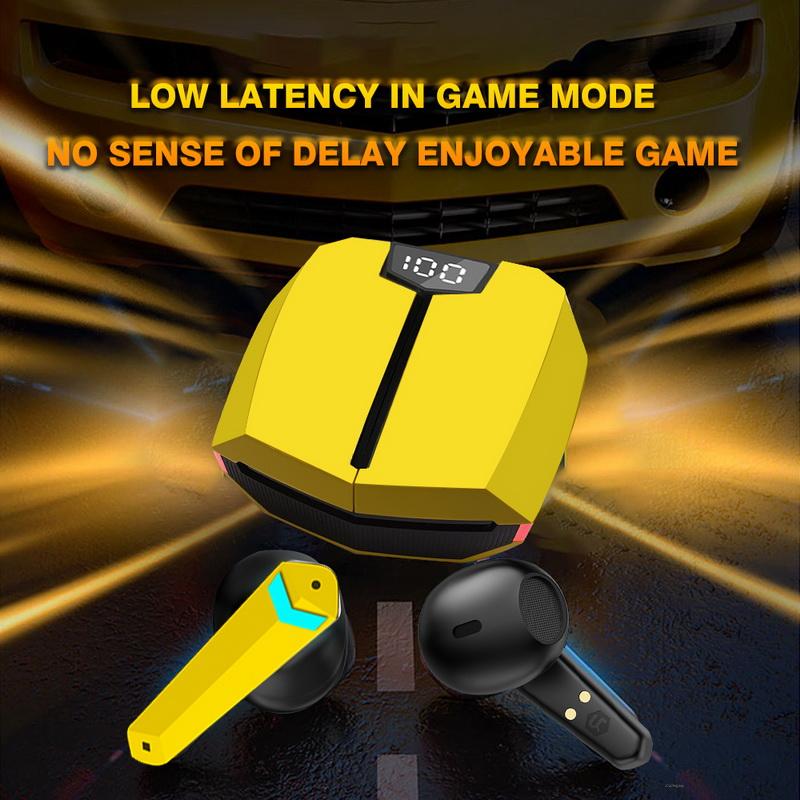 Játékos Bluetooth fejhallgatók TWS vezeték nélküli fejhallgatók Professzionális e-sport játék fülhallgatók Nulla késleltetés Zenei fülhallgatók mikrofonnal_voghion.com