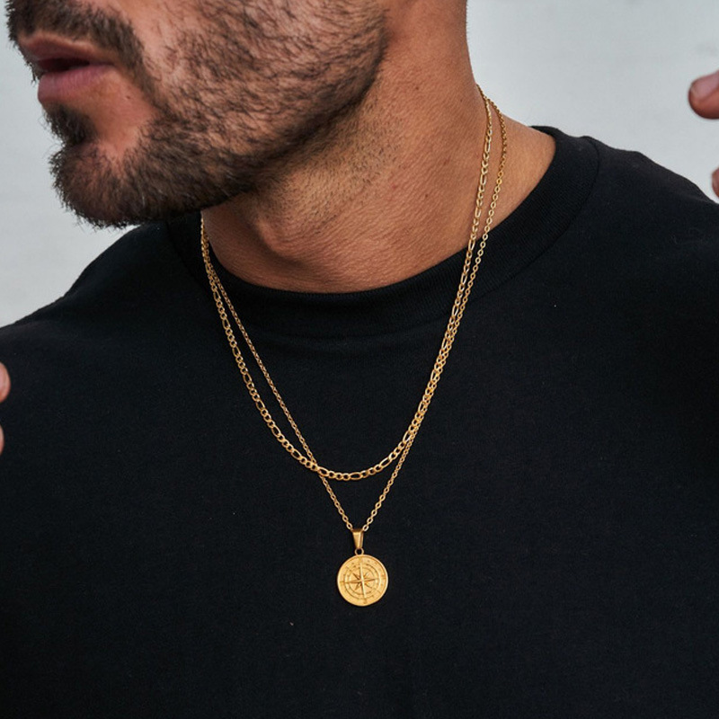 Pendenti, collane e accessori alla moda per viaggi a vela a strati da uomo, molto venduti_voghion.com