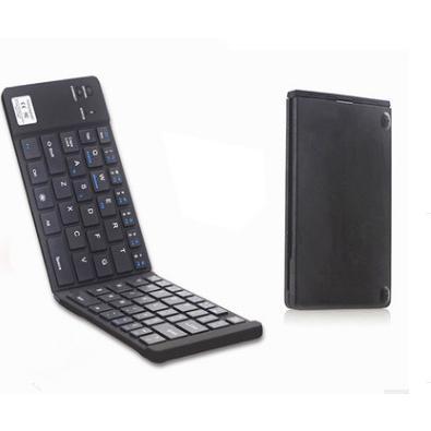 Mobile Phone, Tablet Computer, Three Systems, Universal Wireless Bluetooth Keyboard, Multimedia Folding Wireless Keyboard, Gifts_voghion.com