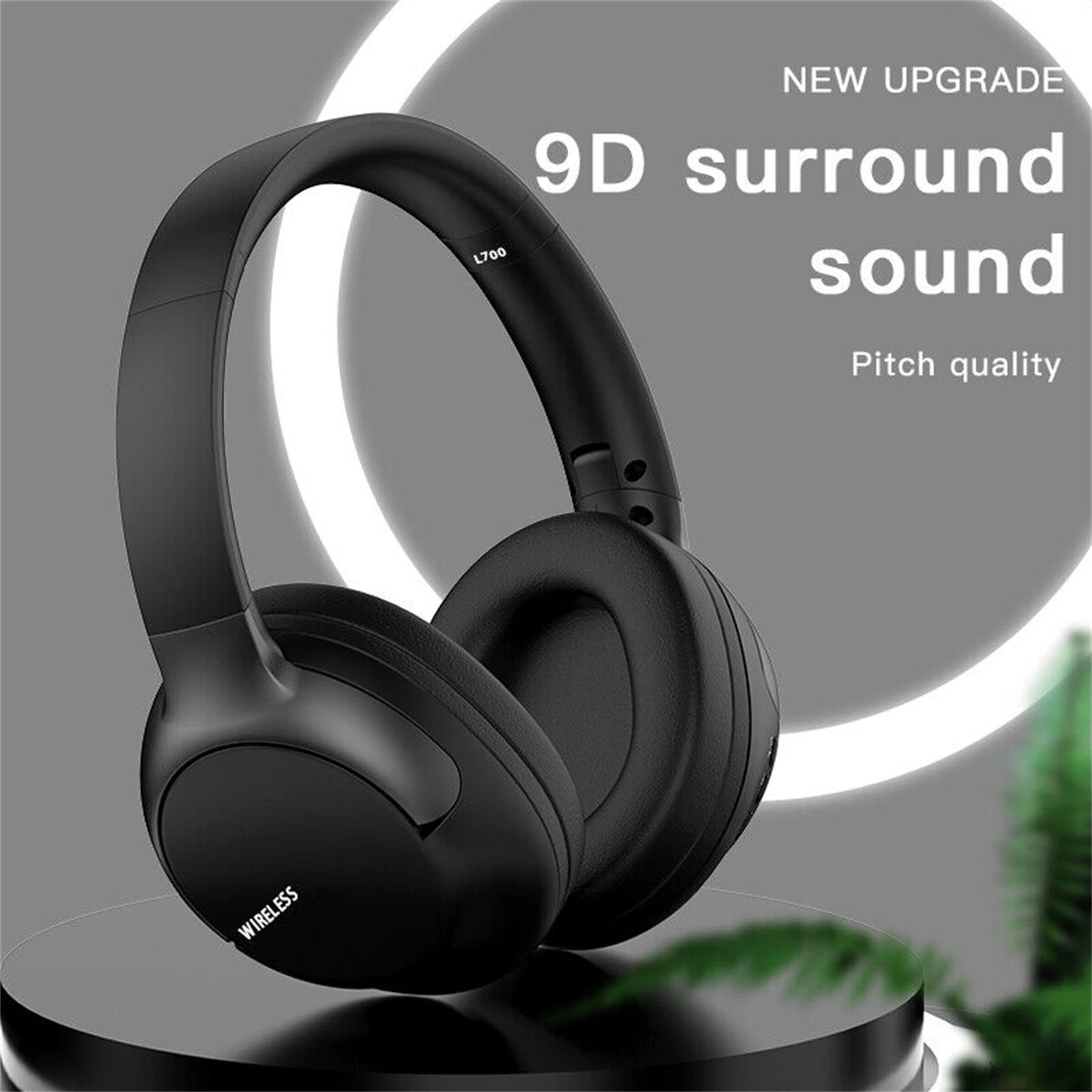 Bluetooth Over Ear Wireless Headphones Noise Cancelling With Microphone_voghion.com