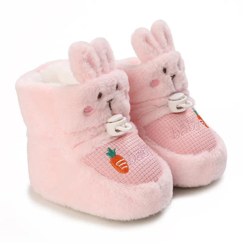 Chaussons bébé doux antidérapants pour l'hiver bottines bébé_voghion.com