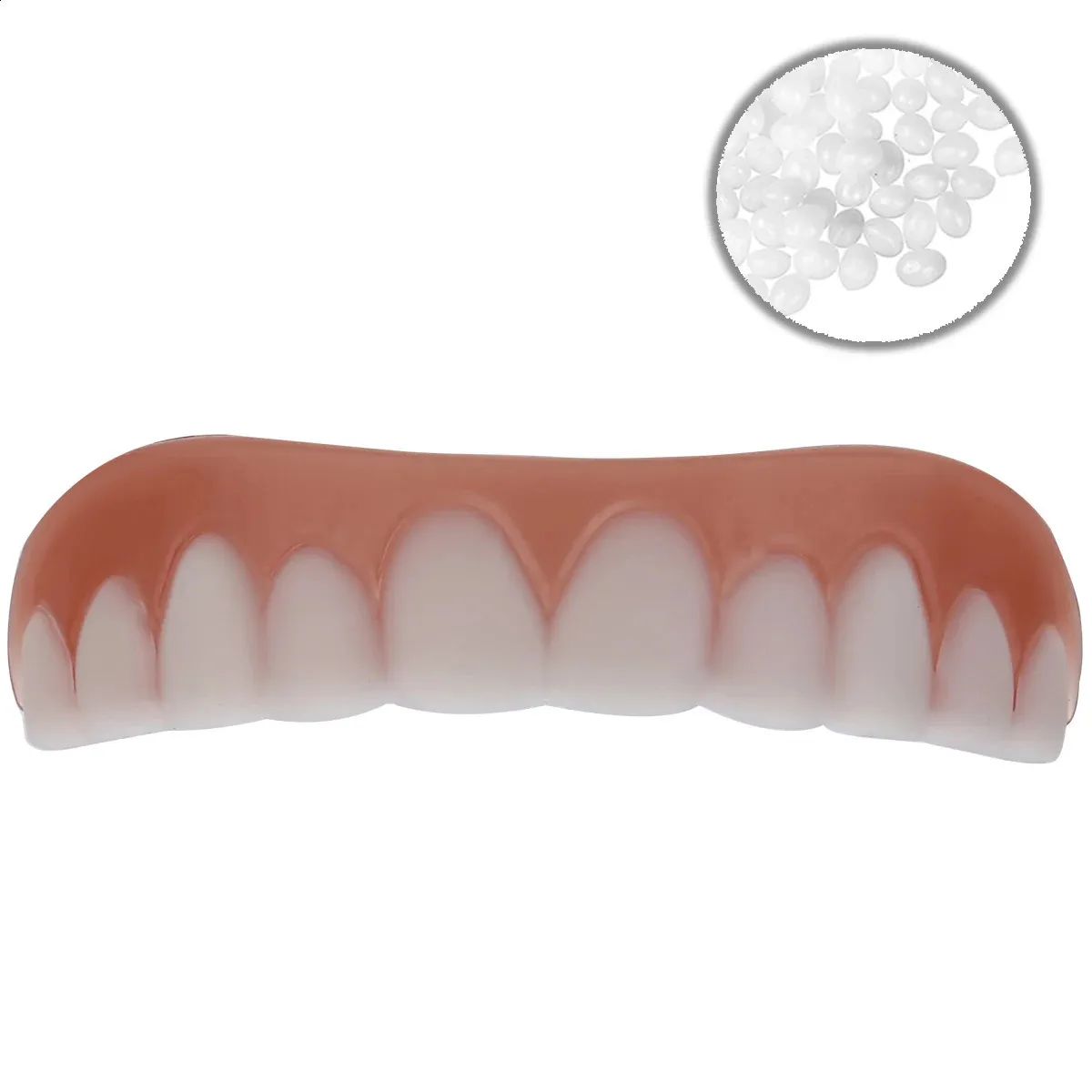 Σιδεράκια Smile Teeth Κάτω και Άνω Όψεις Silica Gel Ψεύτικη Αφαιρούμενη Οδοντοστοιχία Στοματική Φροντίδα Οδοντιατρική 240731_voghion.com