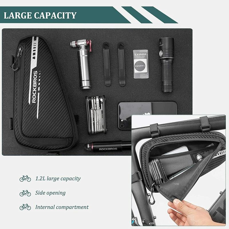ROCKBROS Bicycle Frame Triangular Bag For MTB Road Bikes DHL_voghion.com