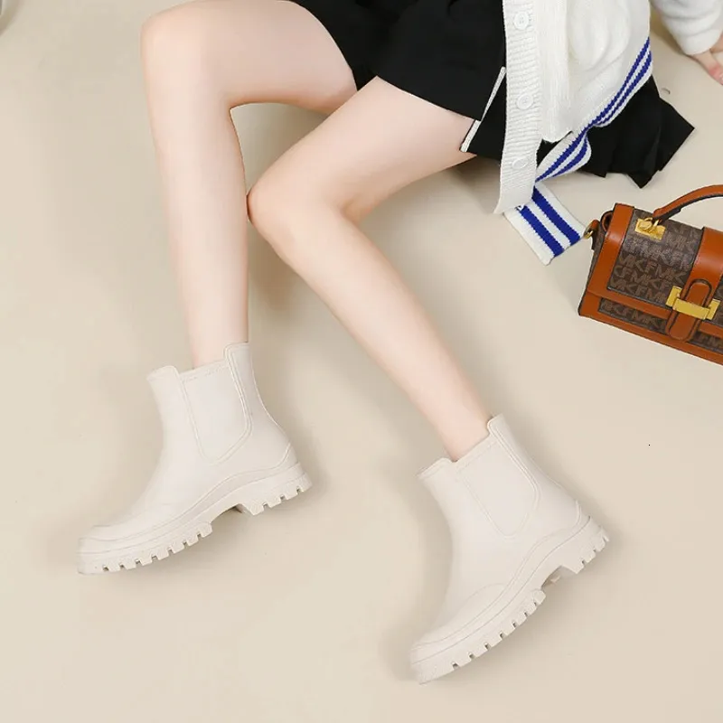 Regnstövlar Dam Vattentät Isolerad Gummi Skor Dam Trädgård Galoscher Boots Dam Fiske Vatten Sko Botas Para Lluvia_voghion.com