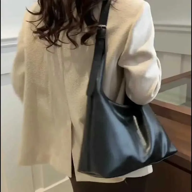 Módní korejská verze Velkokapacitní Jednoduchá Crossbody Taška Dámská Kabelka Jednoduchá Neformální Dojíždění PU Kůže_voghion.com