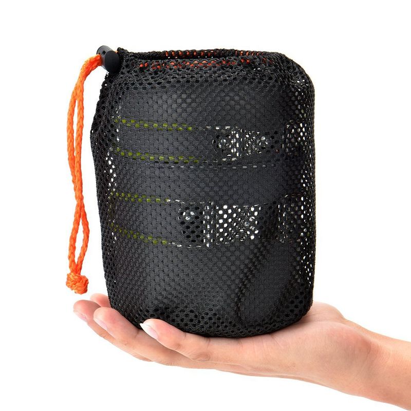 Attrezzatura esterna: set di pentole da esterno per 1-2 persone. Pentole da campeggio portatili con stoviglie DS-101_voghion.com