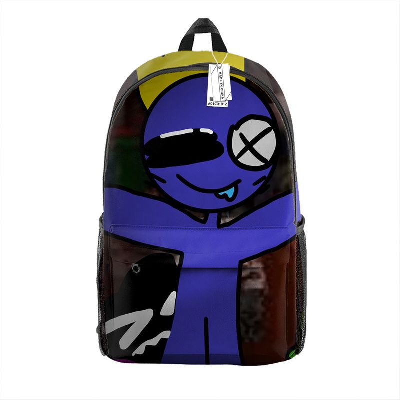 Schulrucksack für Kinder mit Regenbogen-Freunden, verstellbare Träger, bequeme Passform_voghion.com